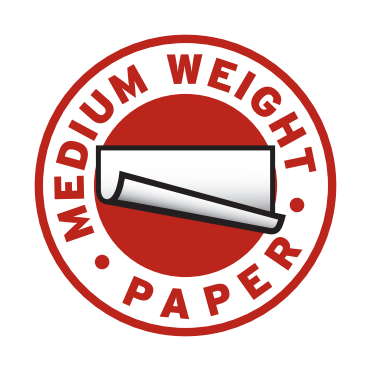 ミディアムの重量の巻紙