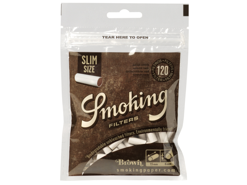 スリム・ブラウン・フィルター 手巻きタバコフィルター | Smoking スモーキング